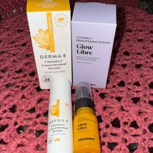 Vitamin C Concentrated Serum Brands: Derma E & Glow Libre
